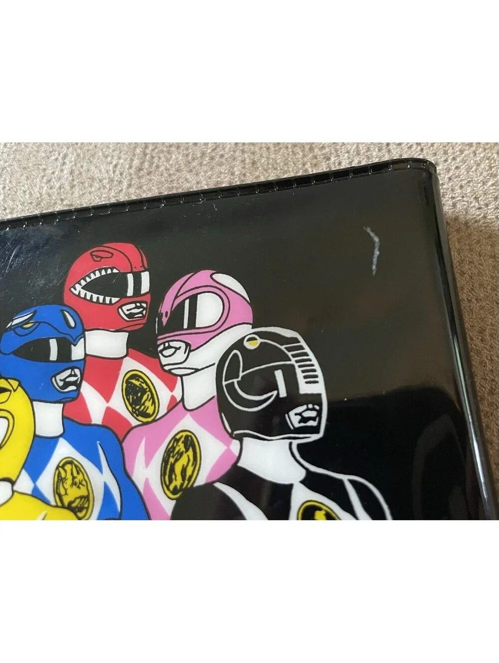 Vintage Mighty Morphin Power Ranger Vinyl Billfold Wallet 1993 Saban